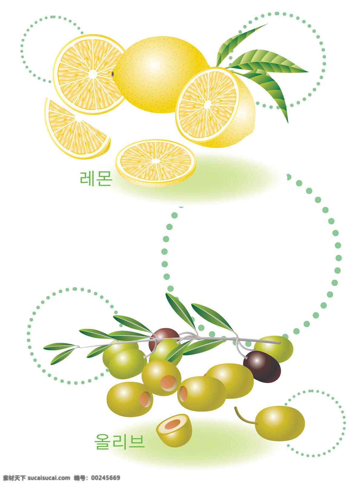水果移门 水果 绿叶 柠檬 移门 设计图库 底纹边框 移门图案 白色