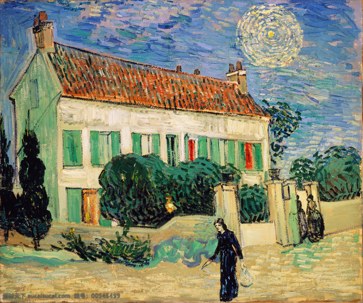 澶 滆 壊 涓 殑 鐧 芥 埧 瀛 荷兰 画家 文森特 梵高 vincent van gogh 印象派 油画 静物 装饰画 家居装饰素材