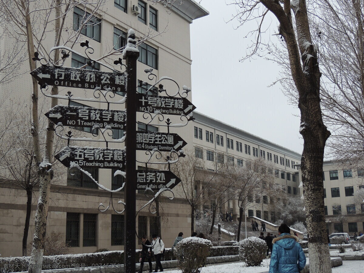 哈尔滨 学院 五 号楼 哈尔滨个学校 哈尔滨学院 校园雪景 哈学院五号楼 国内旅游 旅游摄影 黑色