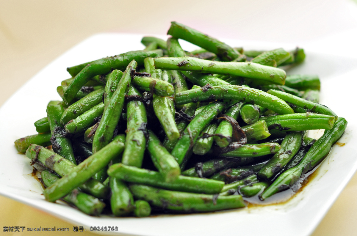 榄菜炒四季豆 橄榄菜 豆角 家乡小炒 传统风味 传统美食 餐饮美食