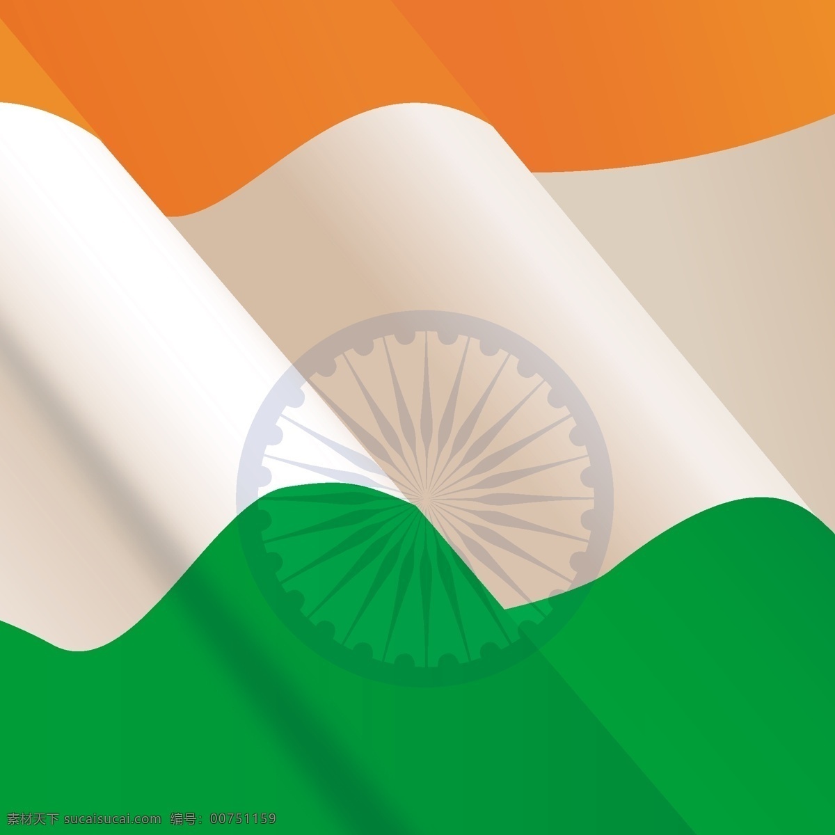 波浪式 印度 国旗 背景 旗帜 节日 和平 国家 自由 波浪 爱国 一月 独立 脉轮 民主 民族 共和国 宪法 爱国主义 橙色