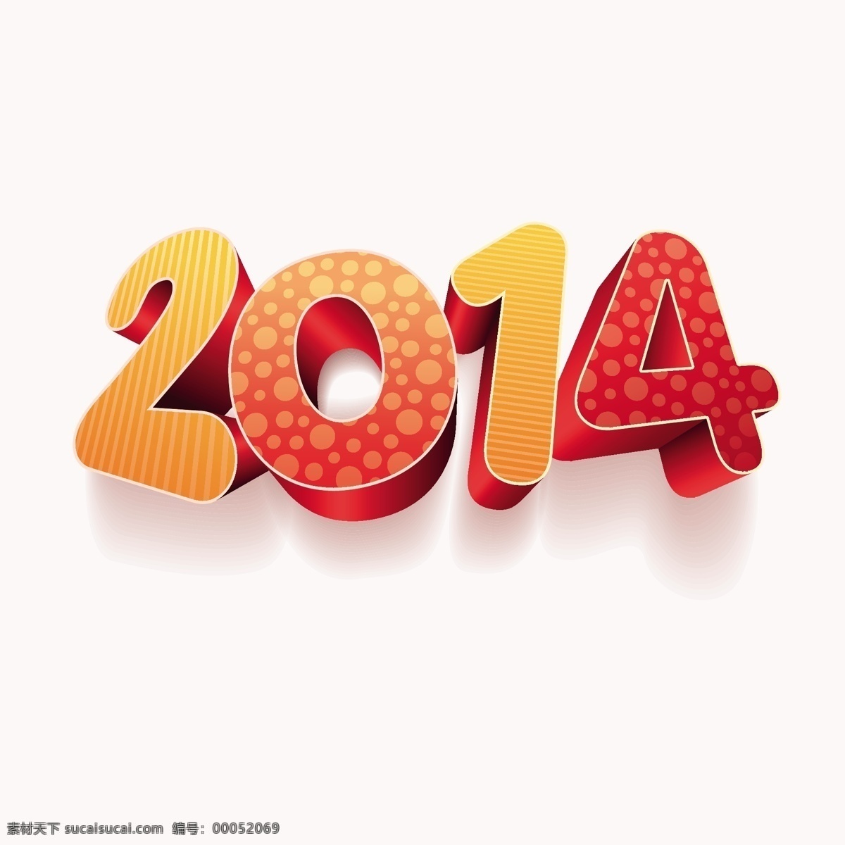 新 年 2014 创造性 矢量 图形 创意 矢量图形 矢量节日 新的一年 节日素材 其他节日