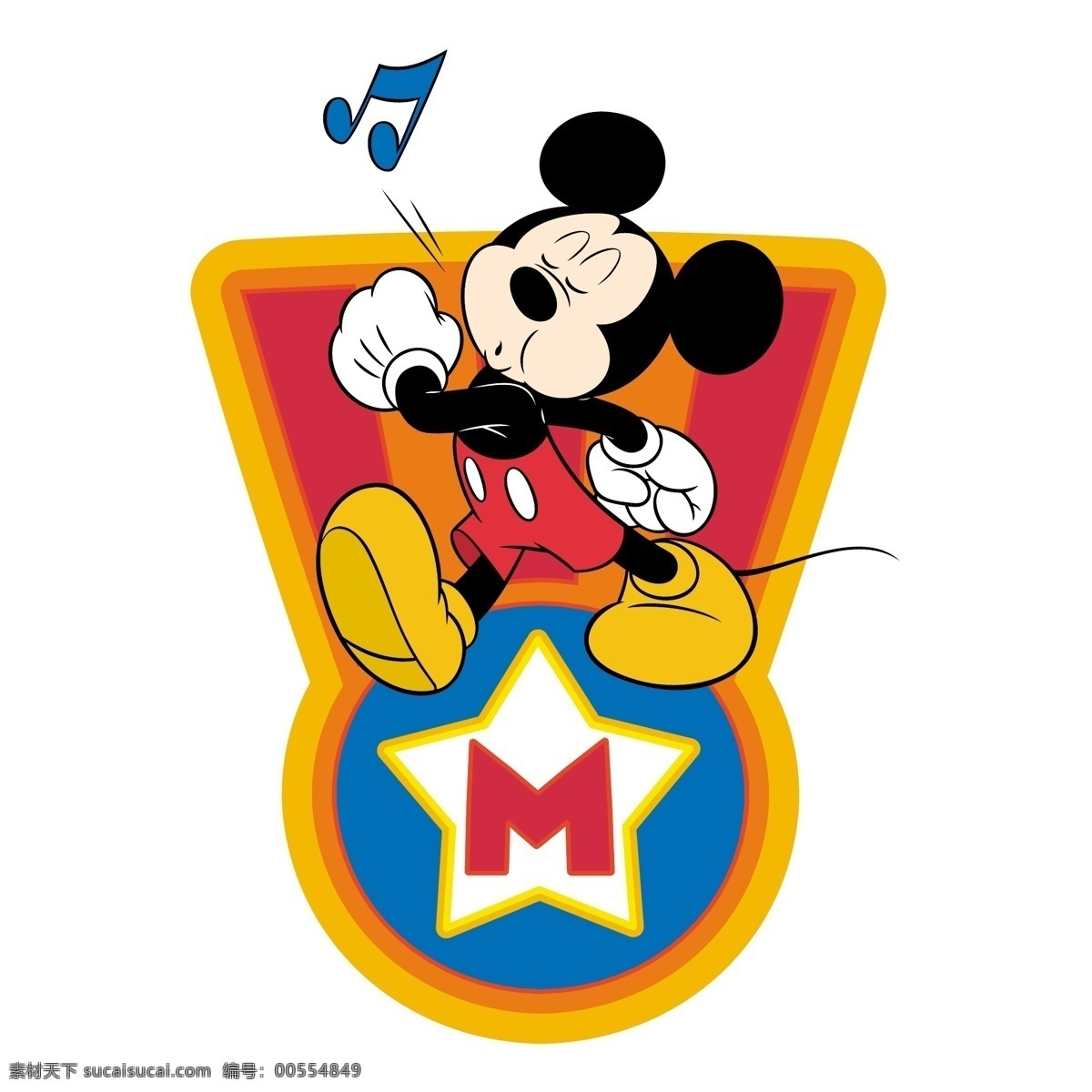 米奇 老鼠 免费 标志 标识 psd源文件 logo设计