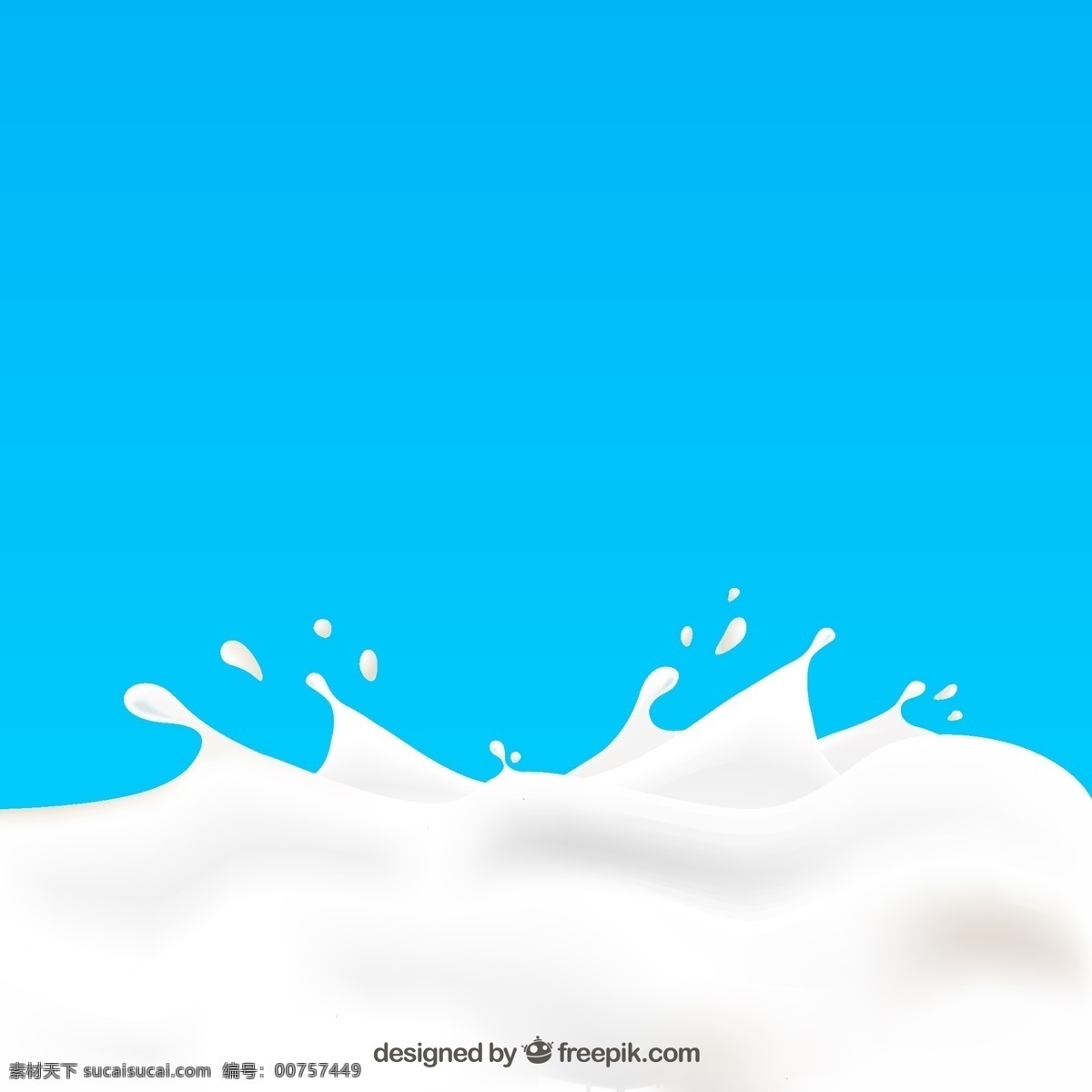 飞溅 液态 牛奶 矢量 动感 矢量图 青色 天蓝色