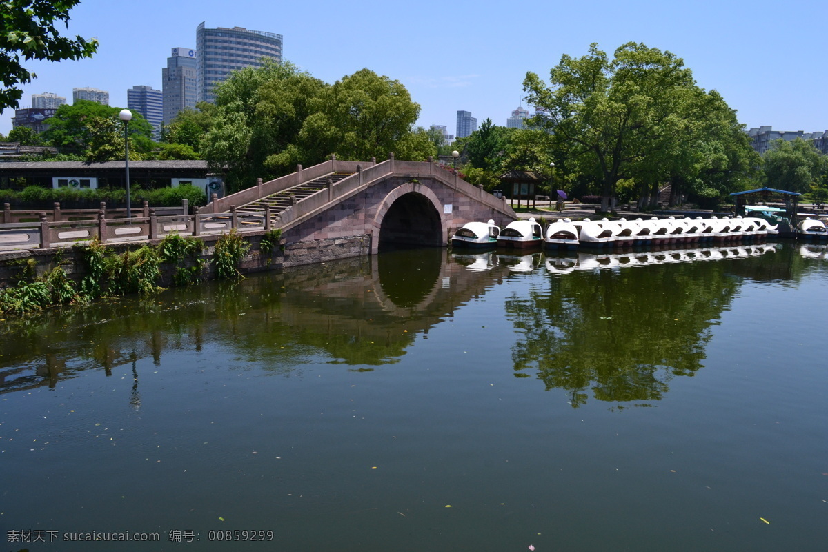 宁波 月湖公园 月园 小桥 游船 古建筑园林 中式建筑 园林建筑 长廊 回廊 胡泊湖面 江南园林 中式园林 绿化景观 树木植物 亭台楼阁 假山 亭子 湖水倒影 公园小景 树木 绿化 休闲公园 宁波月湖风光 旅游摄影 国内旅游