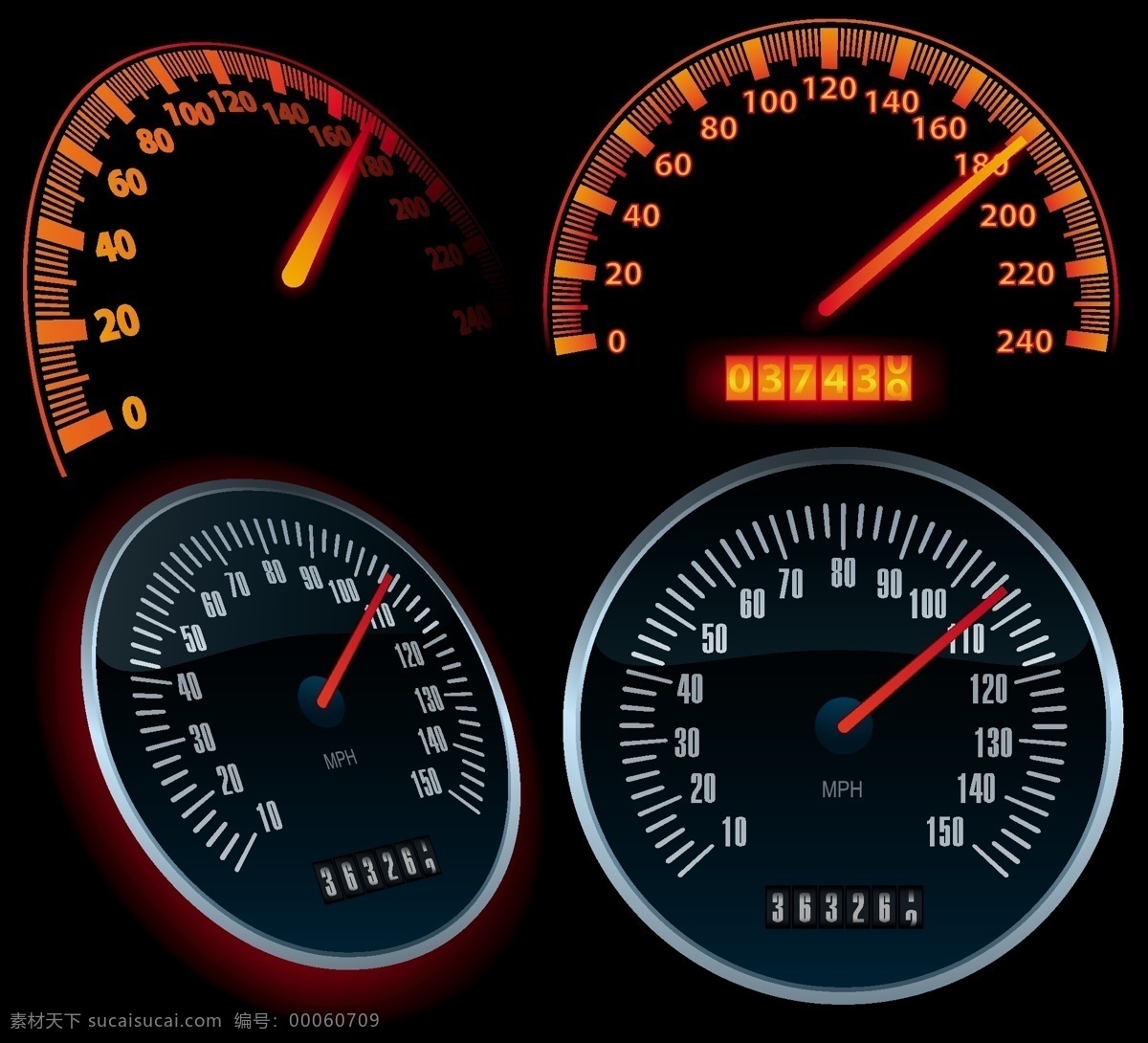 汽车 行驶 里程 车速 里程表 转速表 向量 发光 燃油表 数字 指针 圆 仪表板 辊轴 速度表 矢量图 日常生活
