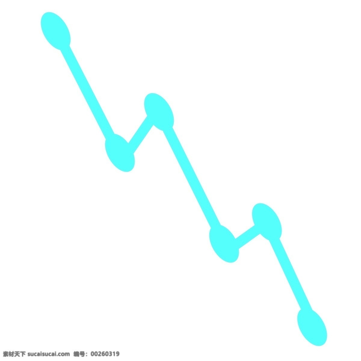 蓝色 业务 走势图 分析图 折线 蓝色折线