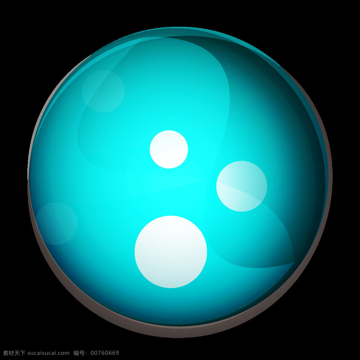 蓝色 圆球 圆圈 元素 创意