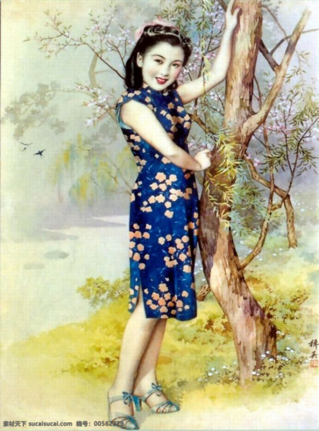 老上海 老上海海报 老上海女人 海报 传统文化 文化艺术