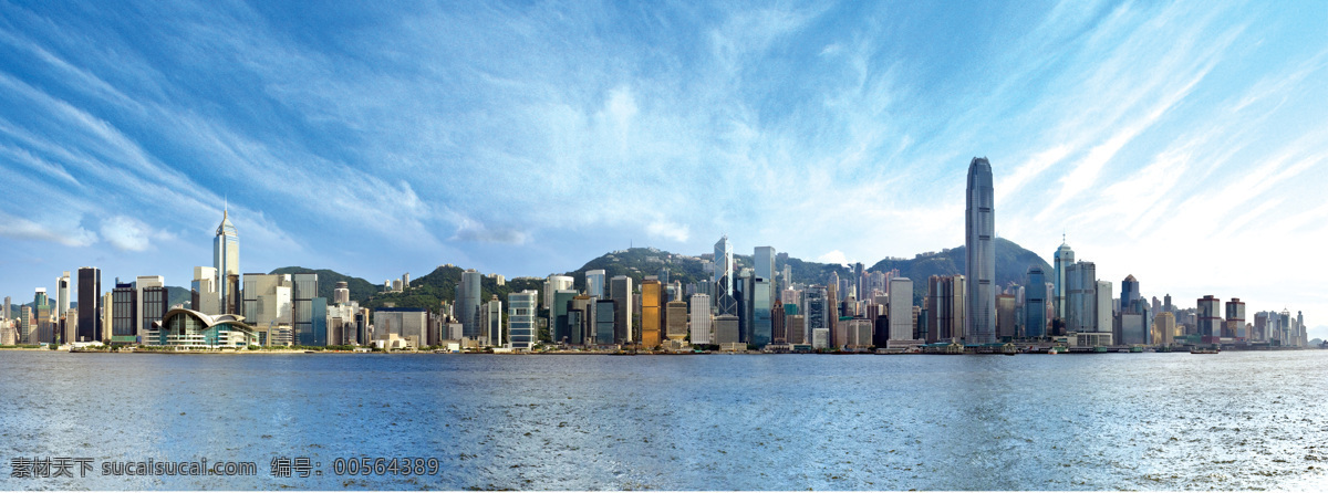 香港维港 香港 维多利亚海港 全景图 香港建筑 建筑大厦 自然景观 风景名胜