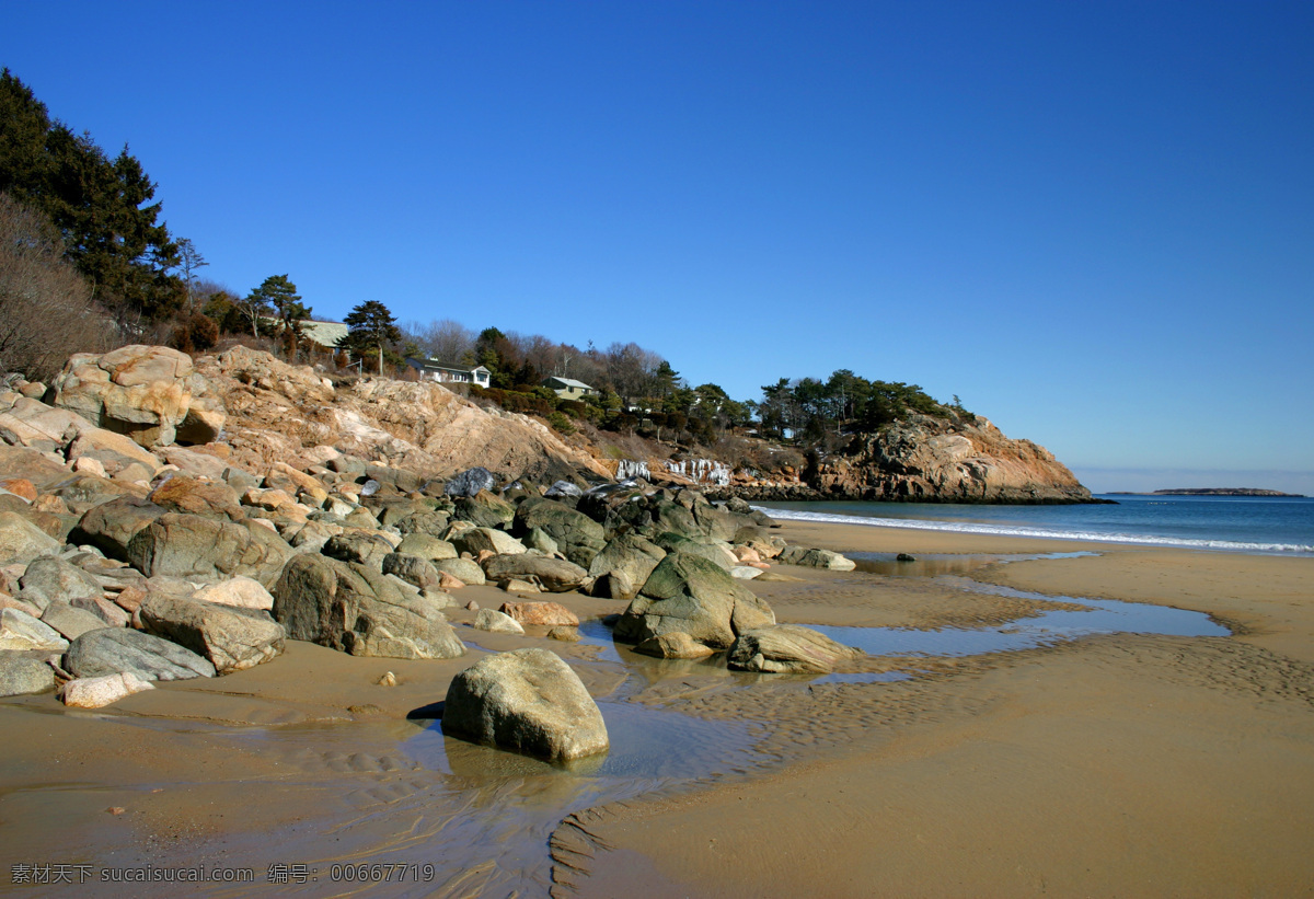 海边风光 大海 风光 风景 海边 海滩 海洋 景观 景色 边风光 美景 沙滩 石头 石块 风光方面素材 自然风景 自然景观 psd源文件