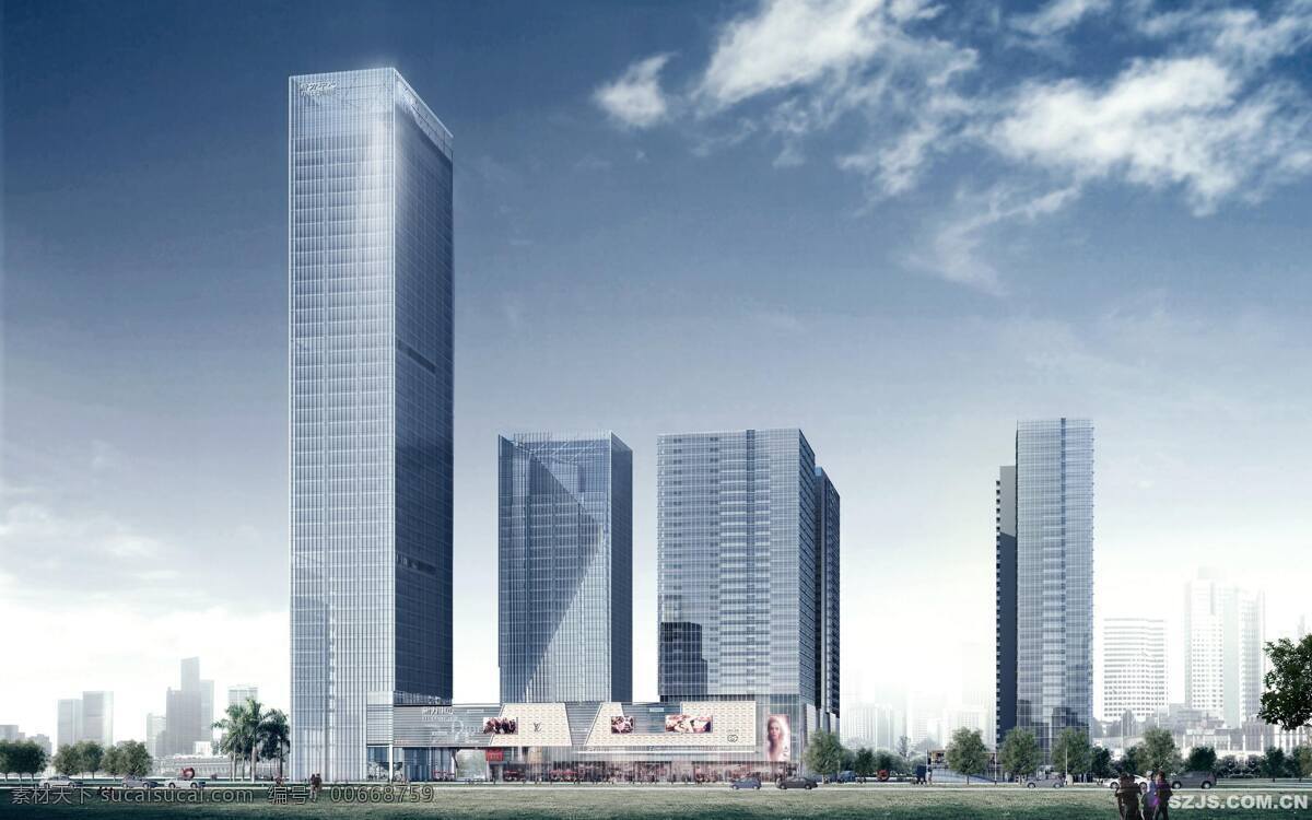 商业体 商城设计 建筑设计 现代建筑 建筑规划 城市建筑 商业综合体 城市综合体 3d设计 3d作品