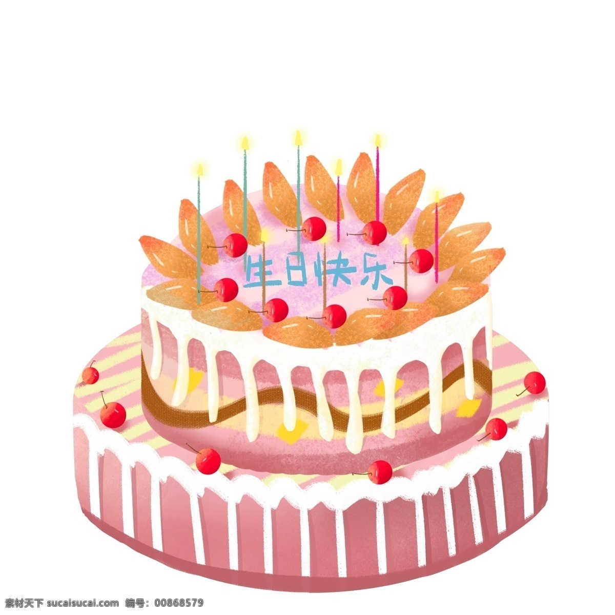 蛋糕 可爱 生日 原创 生日蛋糕 生日快乐