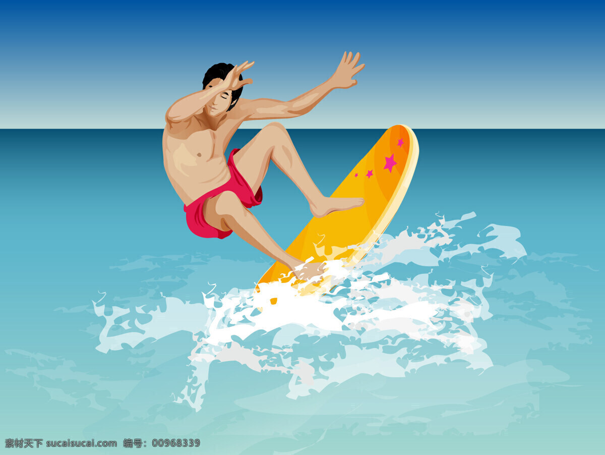 冲浪 海 海边 海滩 男生 人物图库 沙滩 设计图库 冲浪设计素材 冲浪模板下载 夏日 矢量风格 生活人物 矢量 风格 psd源文件