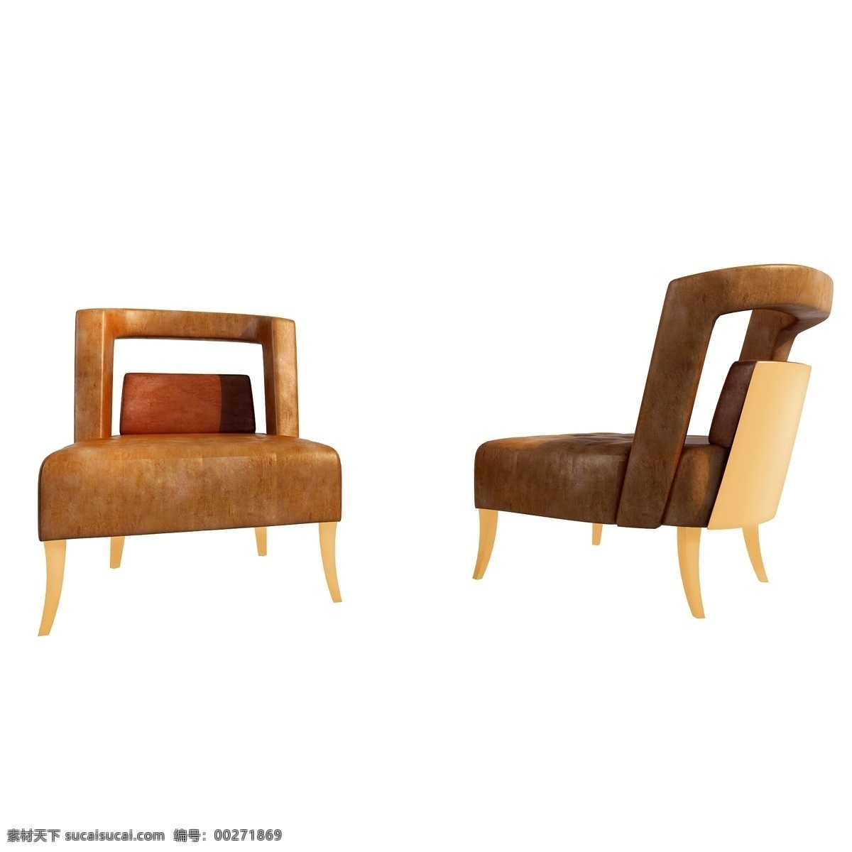 立体 单人 椅 图 皮质 皮纹 单人椅 沙发 椅子 舒适 狂野 金属 质感 3d 创意 套图 png图