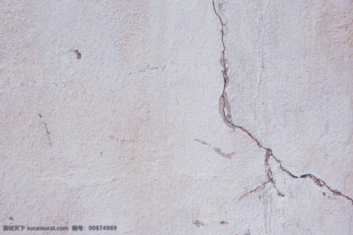 裂缝的墙 白色 纹理 墙面 墙