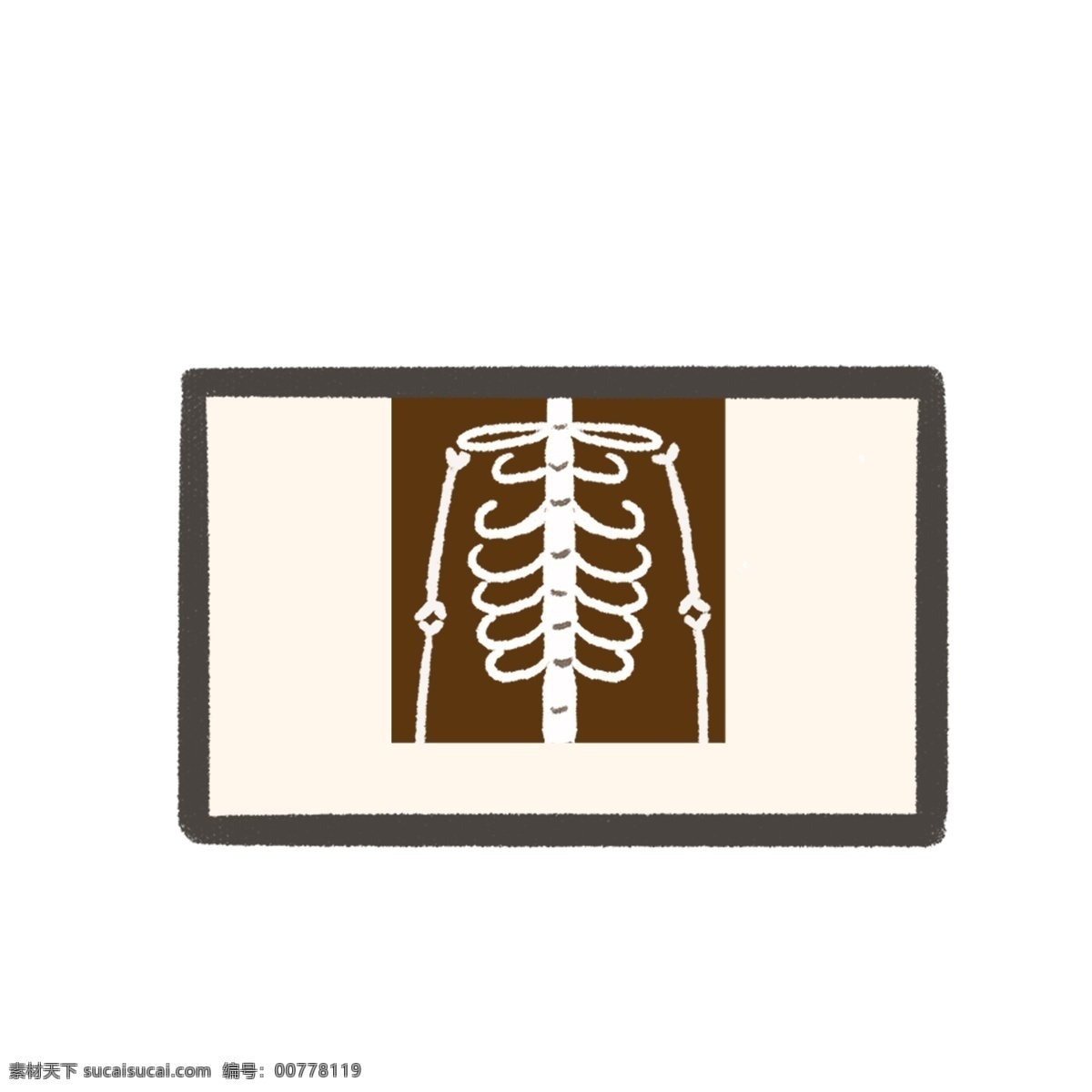 一个 人物 骨骼 免 抠 图 电脑 电子产品 医疗 医院 免抠图 医学 教课资料 胸腔骨骼 骨科