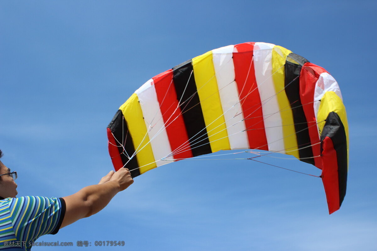 动力伞 双线伞风筝 潍坊风筝 风筝放飞 踏春放风筝 旅游摄影