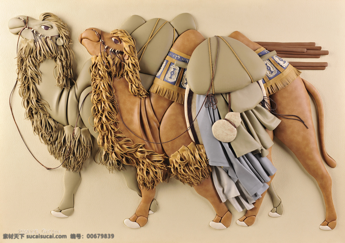 沙漠使者 骆驼 其它工艺 皮革 工艺美术 福建工艺美术 十三大门类 传统文化 文化艺术