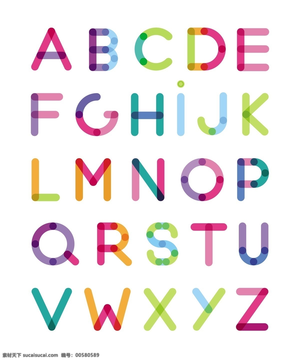 英文字母 字体设计 英文 数字字体 abcd 字母 英文字体 字体 矢量图片 矢量素材