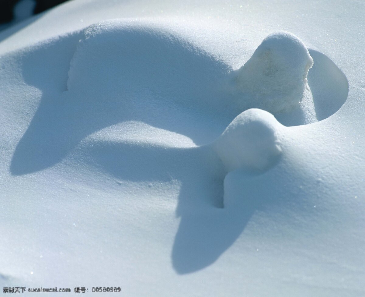 冬季 阳光 下 厚厚 积雪 横构图 特写 冬日 冬天 寒冷 洁白 白雪覆盖 白雪皑皑 厚厚积雪 冬景 风景 高清风景图片 高清图片 山水风景 风景图片