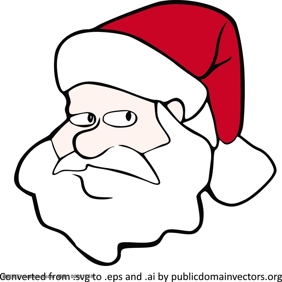 圣 塔克 劳斯 矢量图 红色 剪贴画 卡通 脸 人 社会 圣诞 圣诞节 圣诞快乐 圣诞老人 剪辑 艺术 头 域 颜色 克劳斯 矢量人物