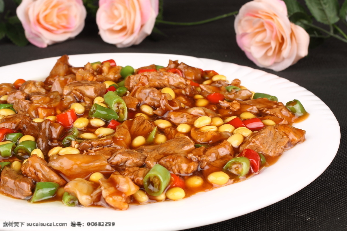 茄汁 黄豆 焖 牛腩 肉 牛肉 餐饮美食 传统美食