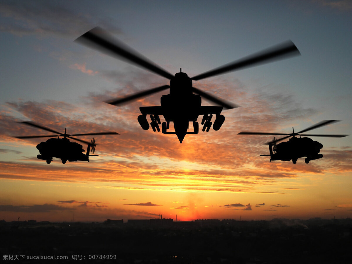 直升机 螺旋桨 战斗机 背景 海报 素材图片 杂图