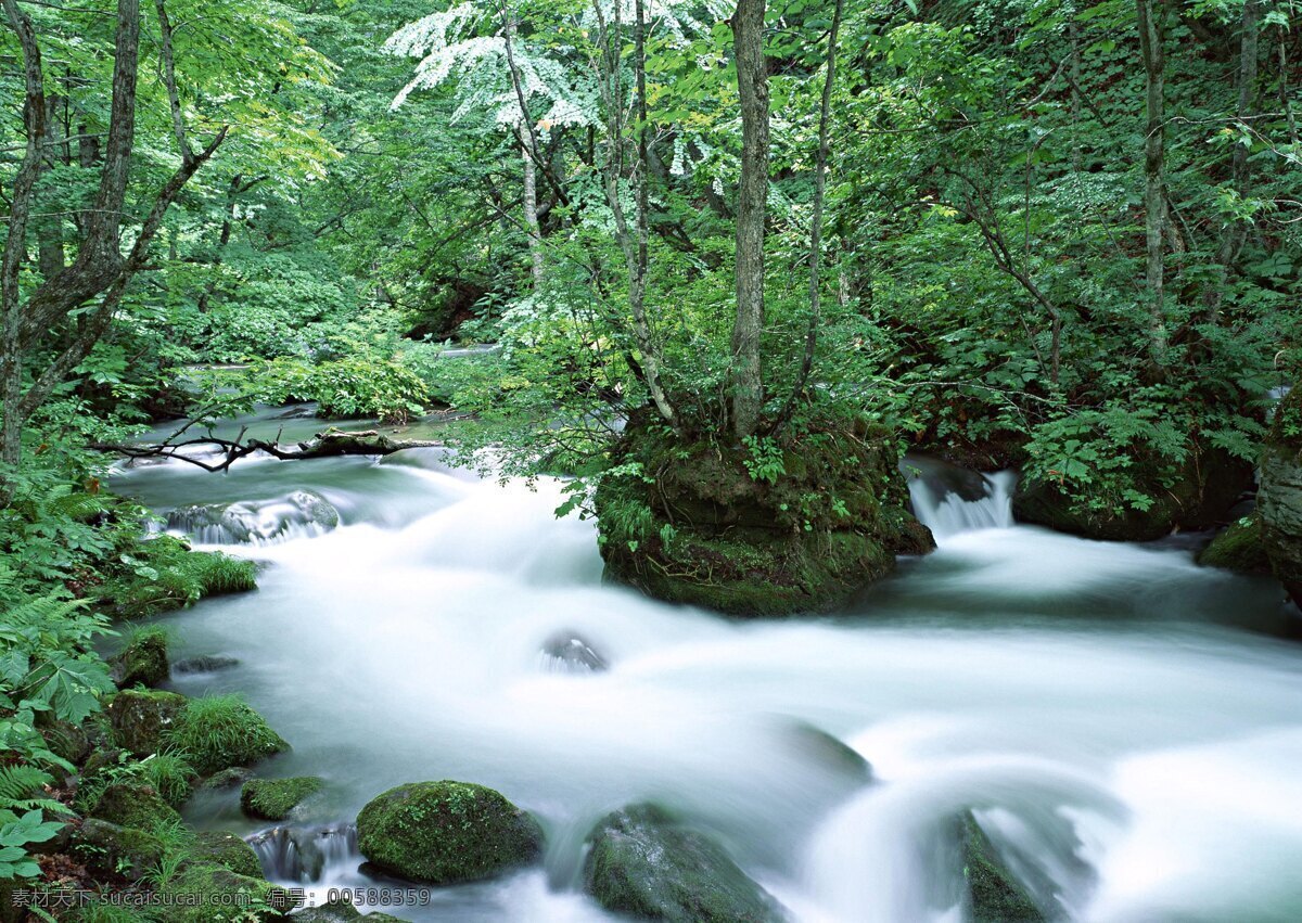 风景图片 环保 环境 大自然 水流 瀑布 自然景观 山水风景