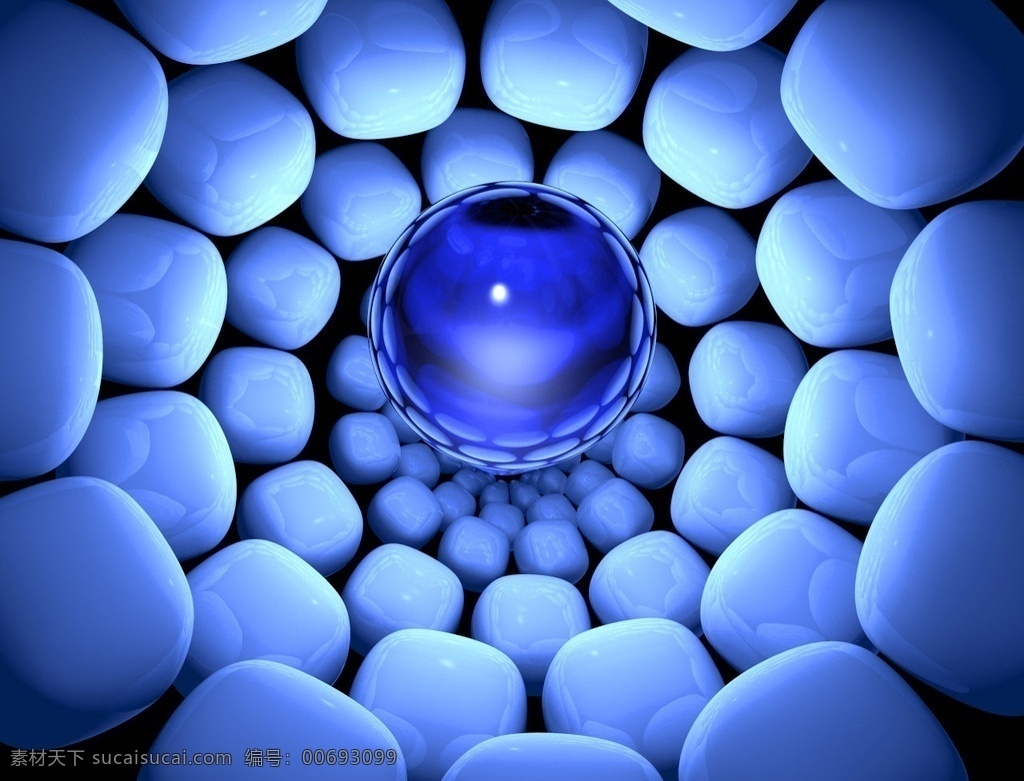 水晶球 3d 美图 创意 想象 空间 模型 视觉 3d作品 3d设计
