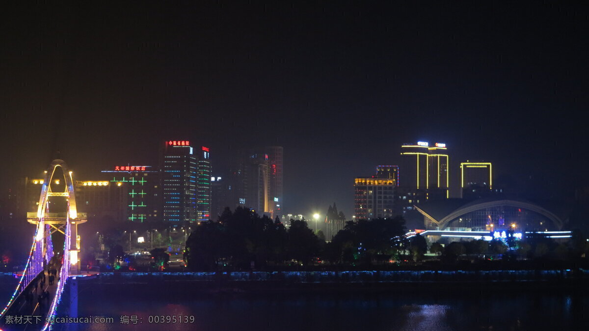 黄山城市夜景 黄山 屯溪 城市 夜景 灯光 建筑园林 建筑摄影