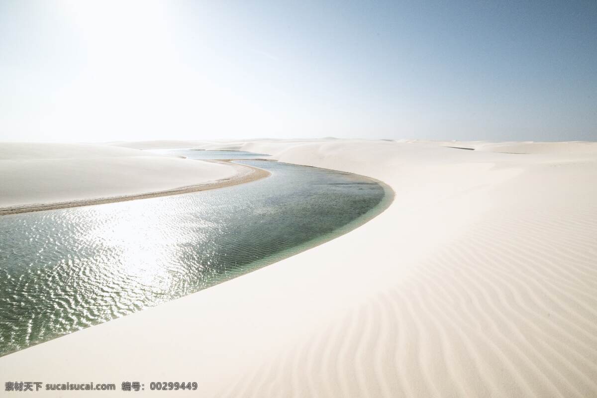 沙漠中的河流 清澈的河流 甘甜的河流 沙漠绿洲 救命水源 旅游摄影 国外旅游