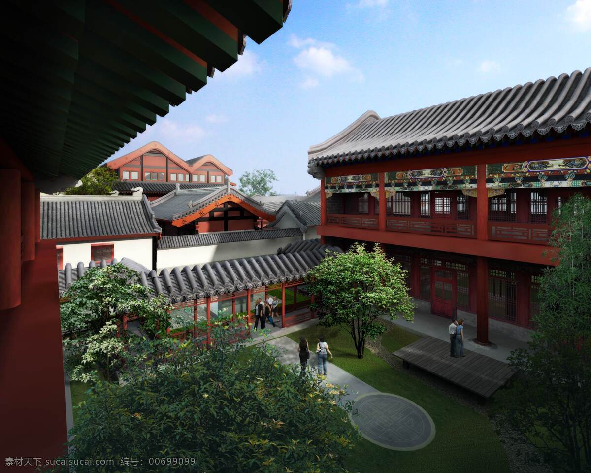 中国 古典 园林建筑 效果 古镇 建筑 效果图 景观设计 园林景观 园艺设计 建筑设计 3d 环境家居