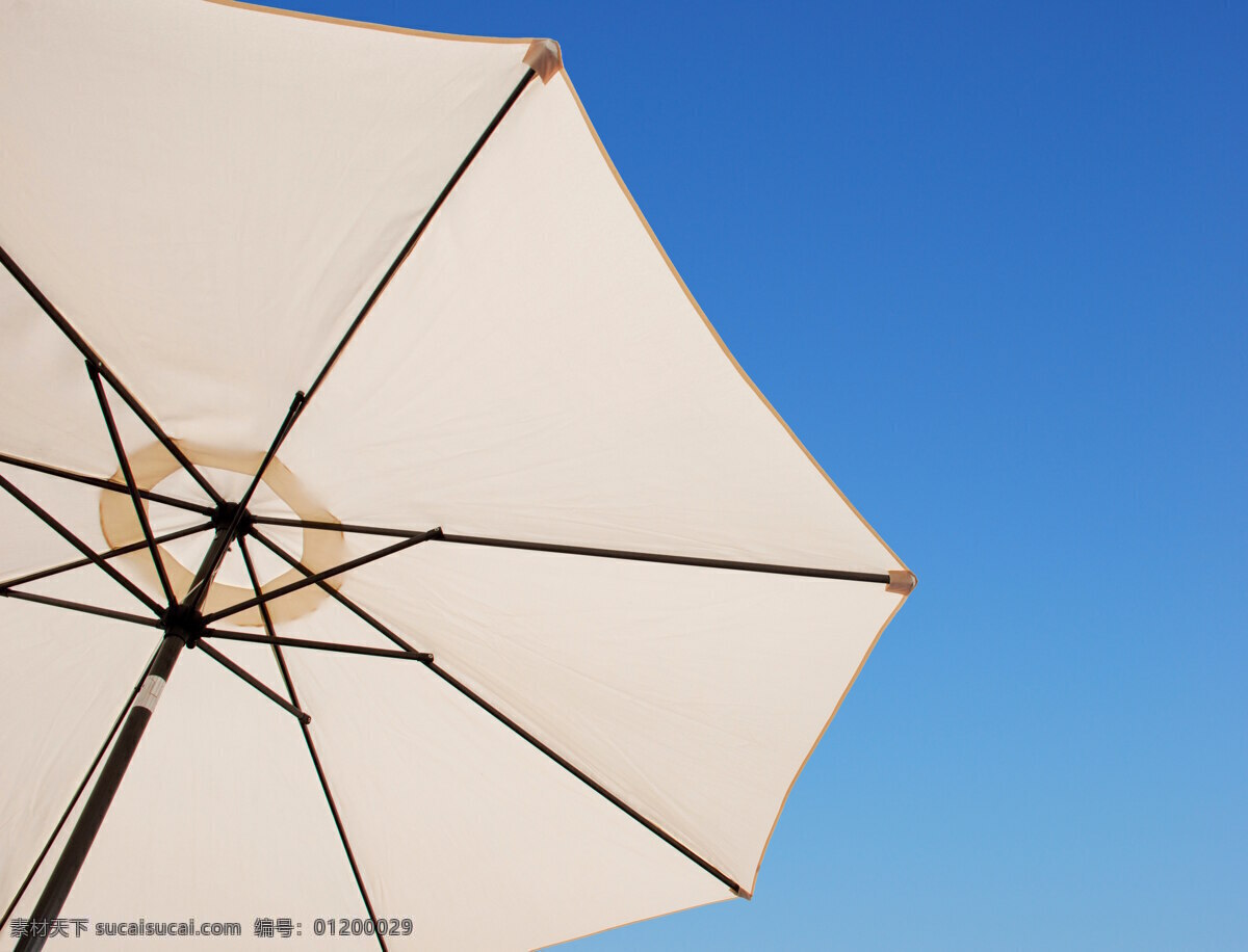 沙滩伞 白色