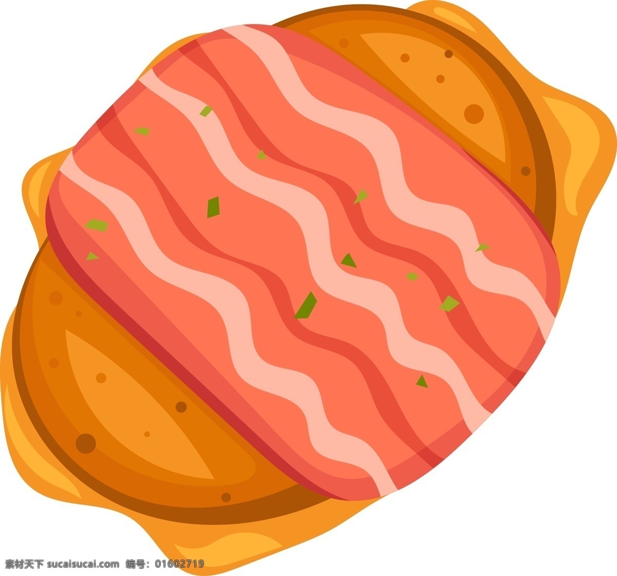 美味 食物 猪排 插画 插图 美味食物 西餐 肉类 套餐 食品 好吃 诱人 免扣png 卡通插画