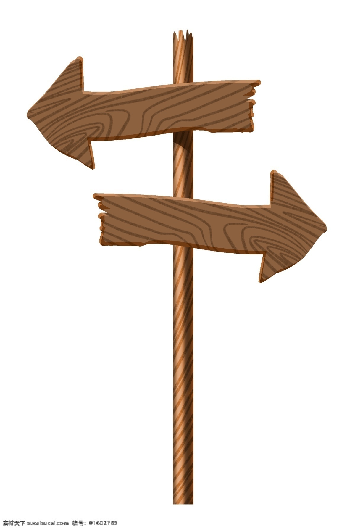 木质 箭头 指示牌 插画 木质木头 木质指示牌 箭头指示牌 路标 路牌 指示牌装饰 卡通木板 木纹装饰插画