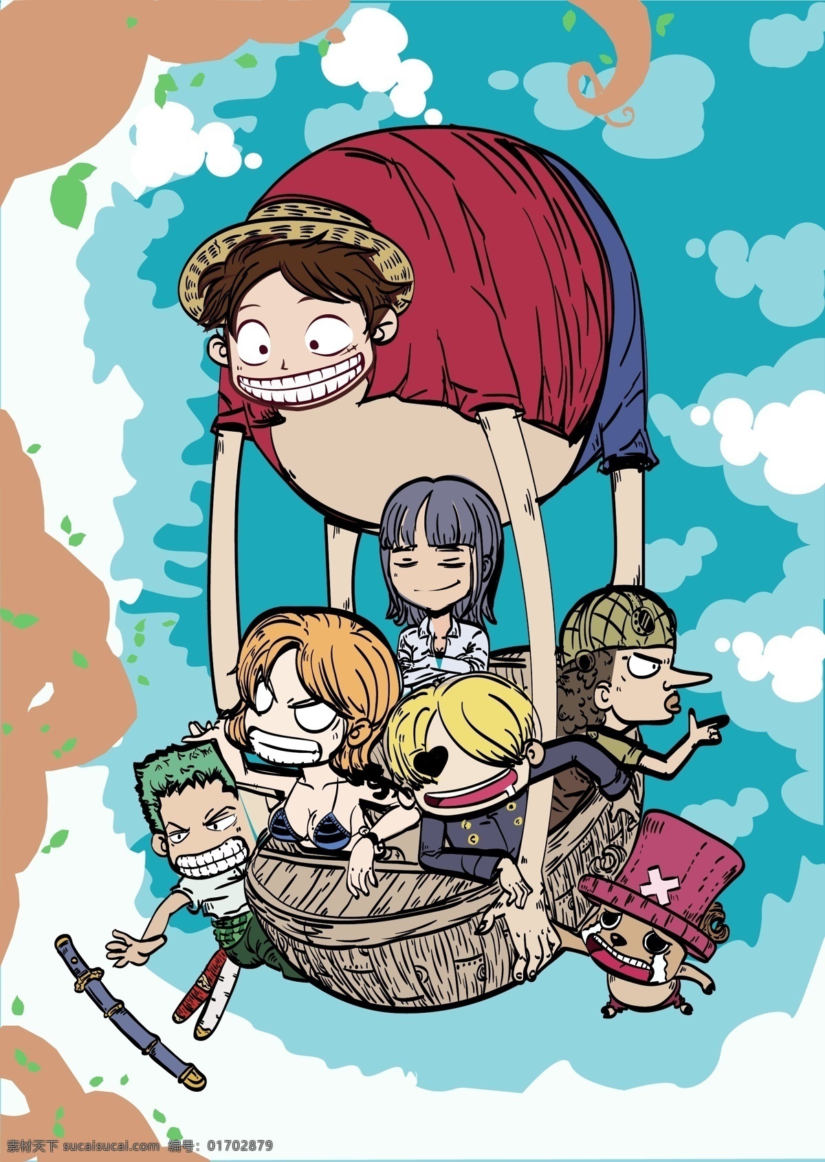 海贼王 q版 动漫 路飞 动漫动画 动漫人物