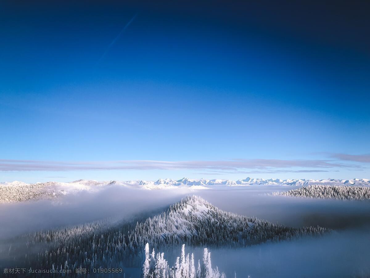 雪景 山脉 雪山 天空 蓝天 自然景观 自然风景