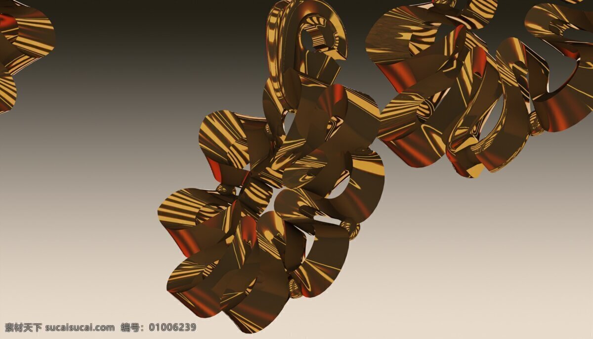 金 耳环 人类 3d模型素材 家具模型