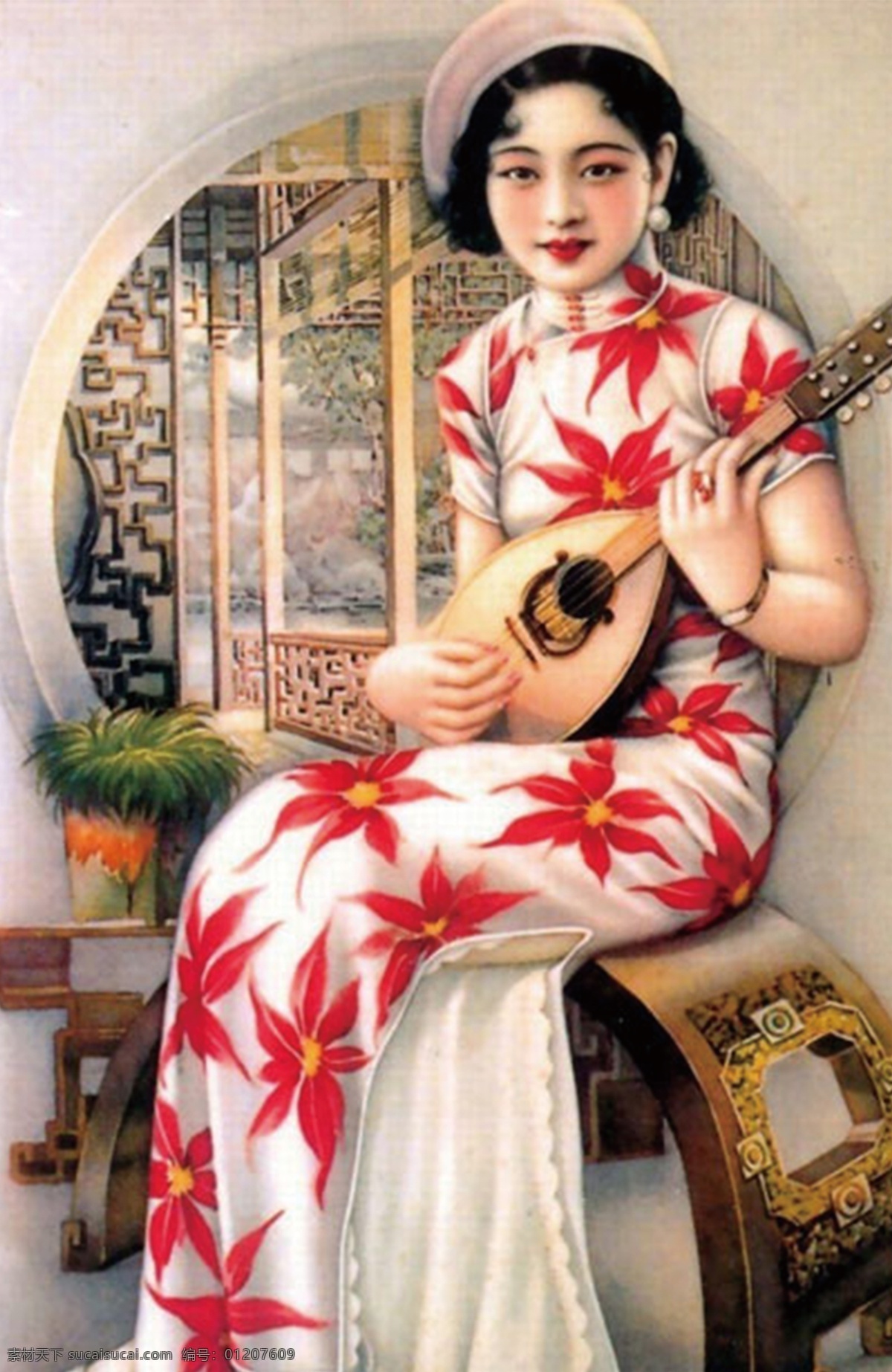 老上海装饰画 图 装饰画 老上海 女人 人物图库 女性妇女