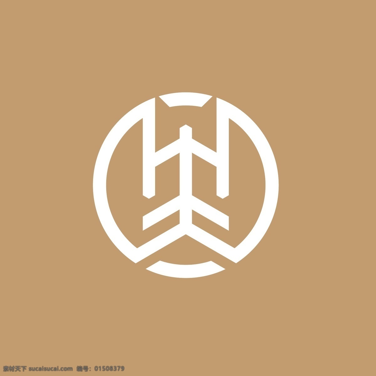 文字 logo 变形 企业 品牌 圆形 简约