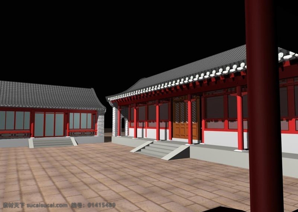 中国 古建筑 3d 模型 建筑 3d设计 其他模型 max