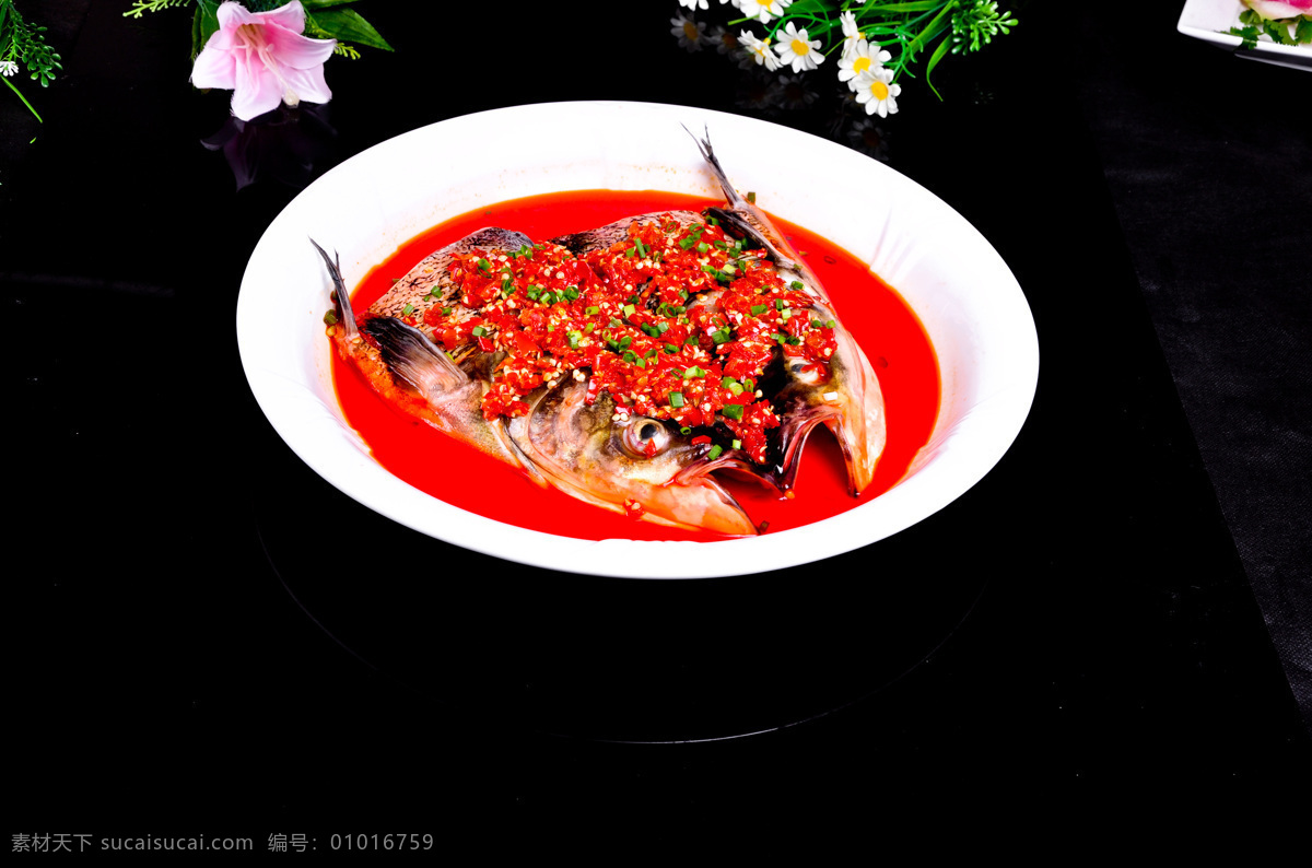 开门红鱼头 剁椒鱼头 双椒鱼头 餐饮美食 美食摄影 传统美食
