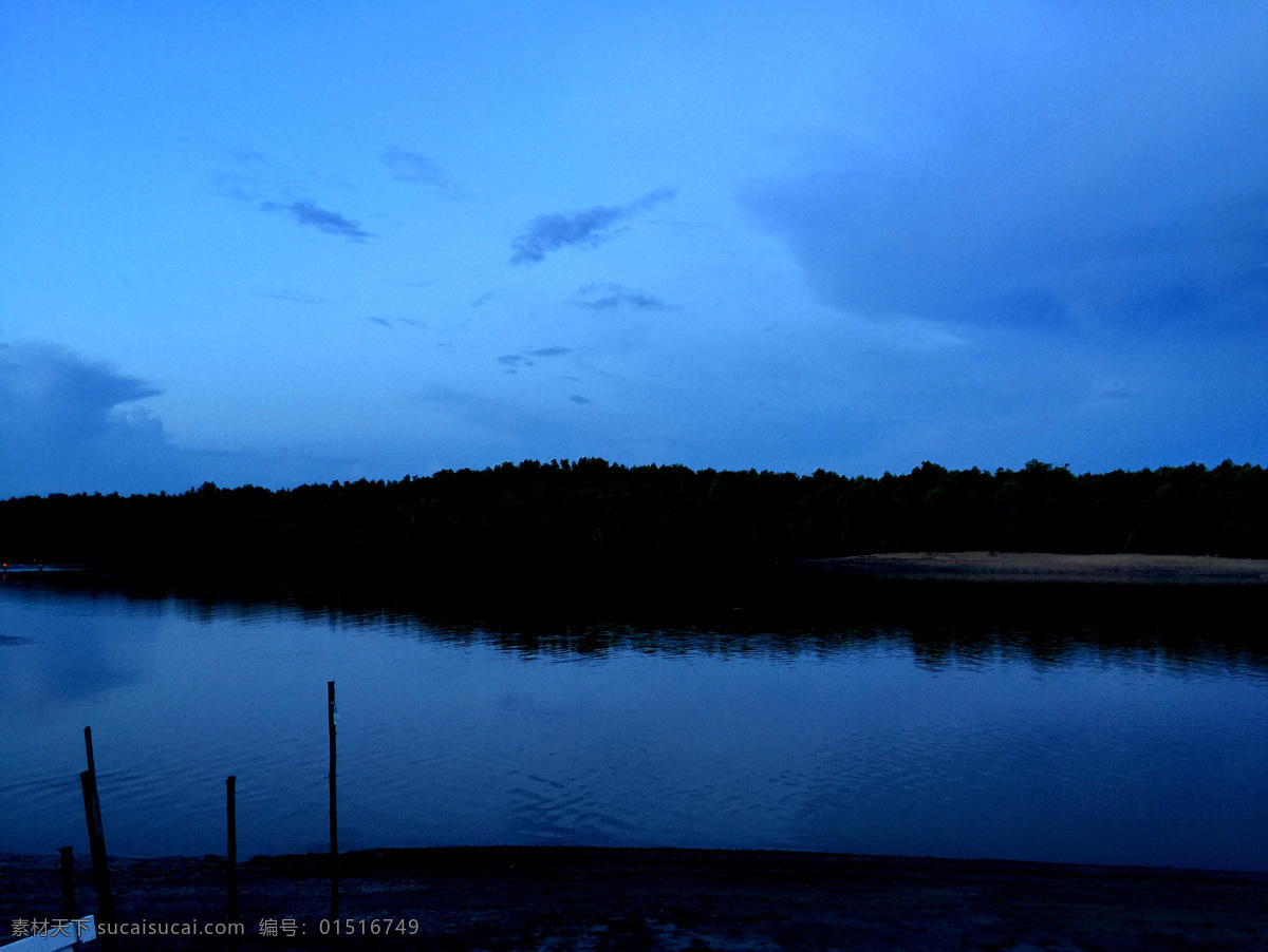 泰国南湾 风景 傍晚 湖 河水 夜晚湖边 湖景 天空 旅游摄影 国外旅游