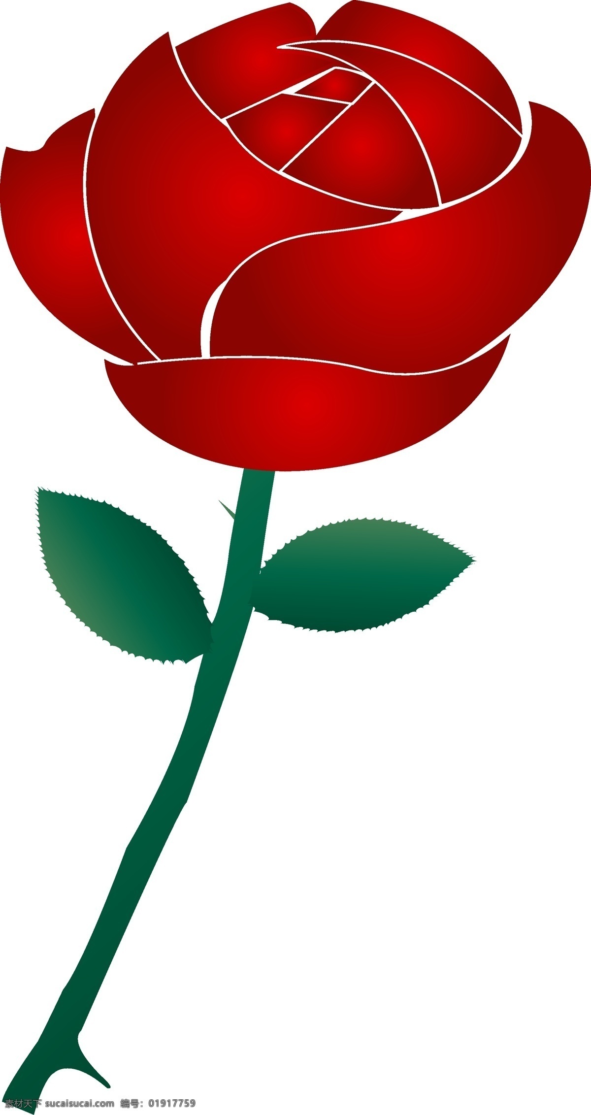 情人节 玫瑰花 元素 渐变 形状 矢量 创意 套 图