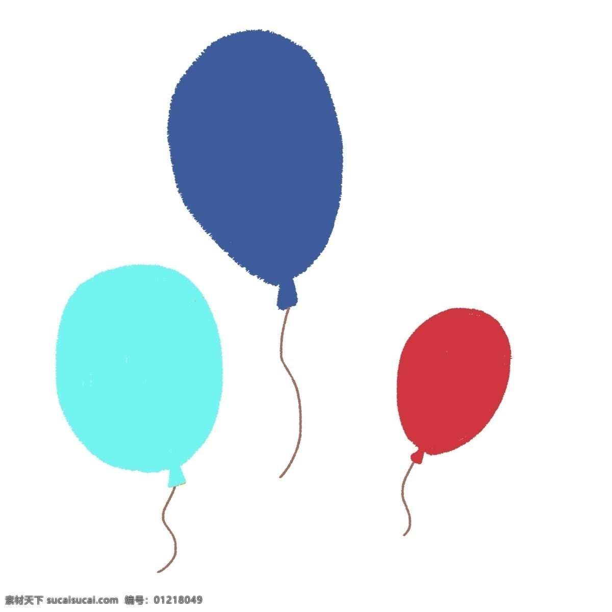 彩色 创意 气球 漂浮 元素 绳子 漂浮可爱 浪漫 扁平化 可爱 庆祝 飞舞 浮力 卡通插画