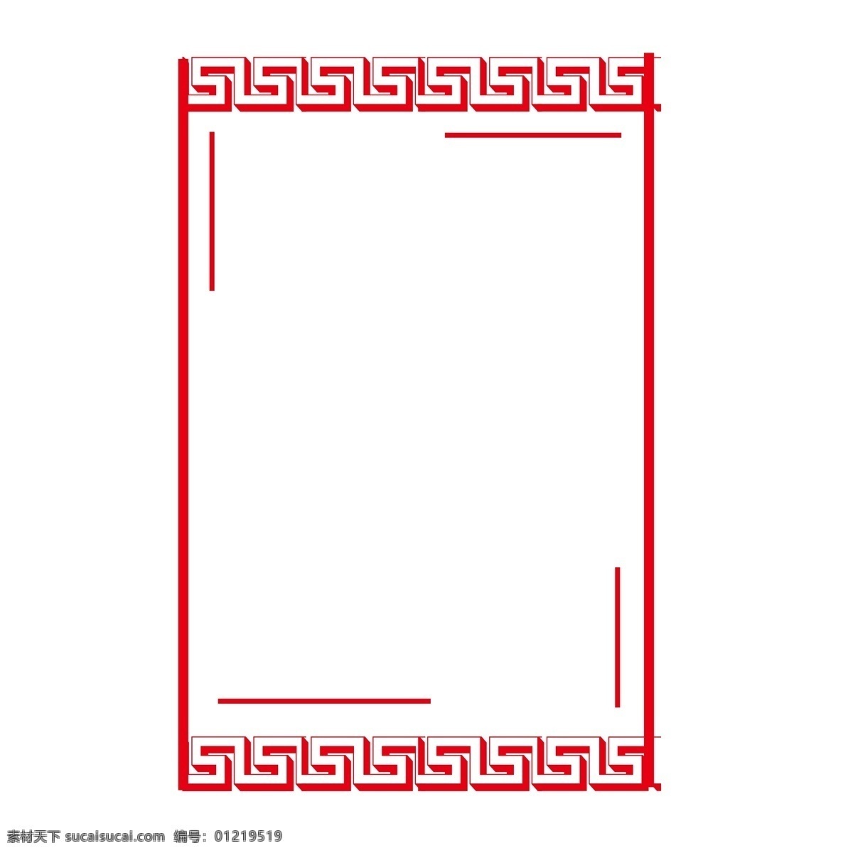 中国 风 科技 感 边框 商用 简约 中国风格 纹理边框素材 简约时 可商用