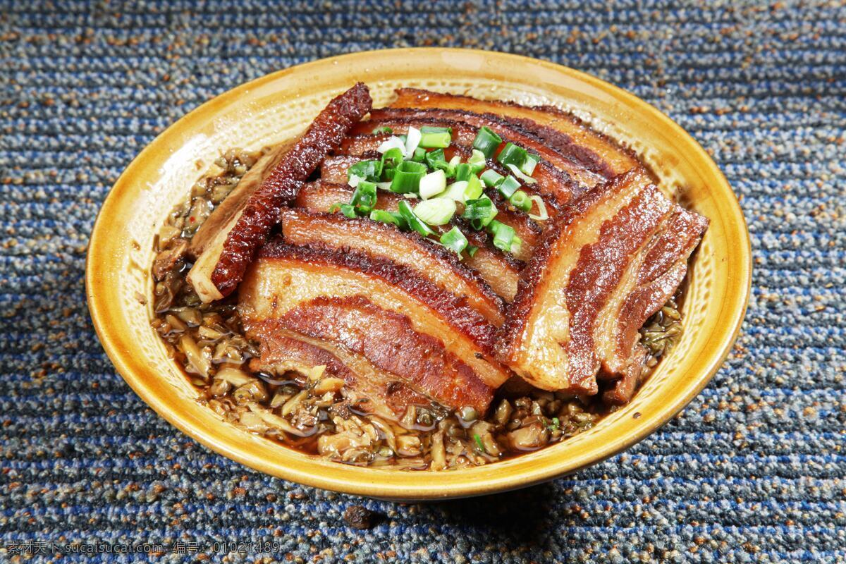 烧白 白肉 扣肉 梅干菜扣肉 梅菜扣肉 梅菜 扣碗 肥肉 蒸肉 梅干菜 梅菜干 四川菜 餐饮美食 传统美食
