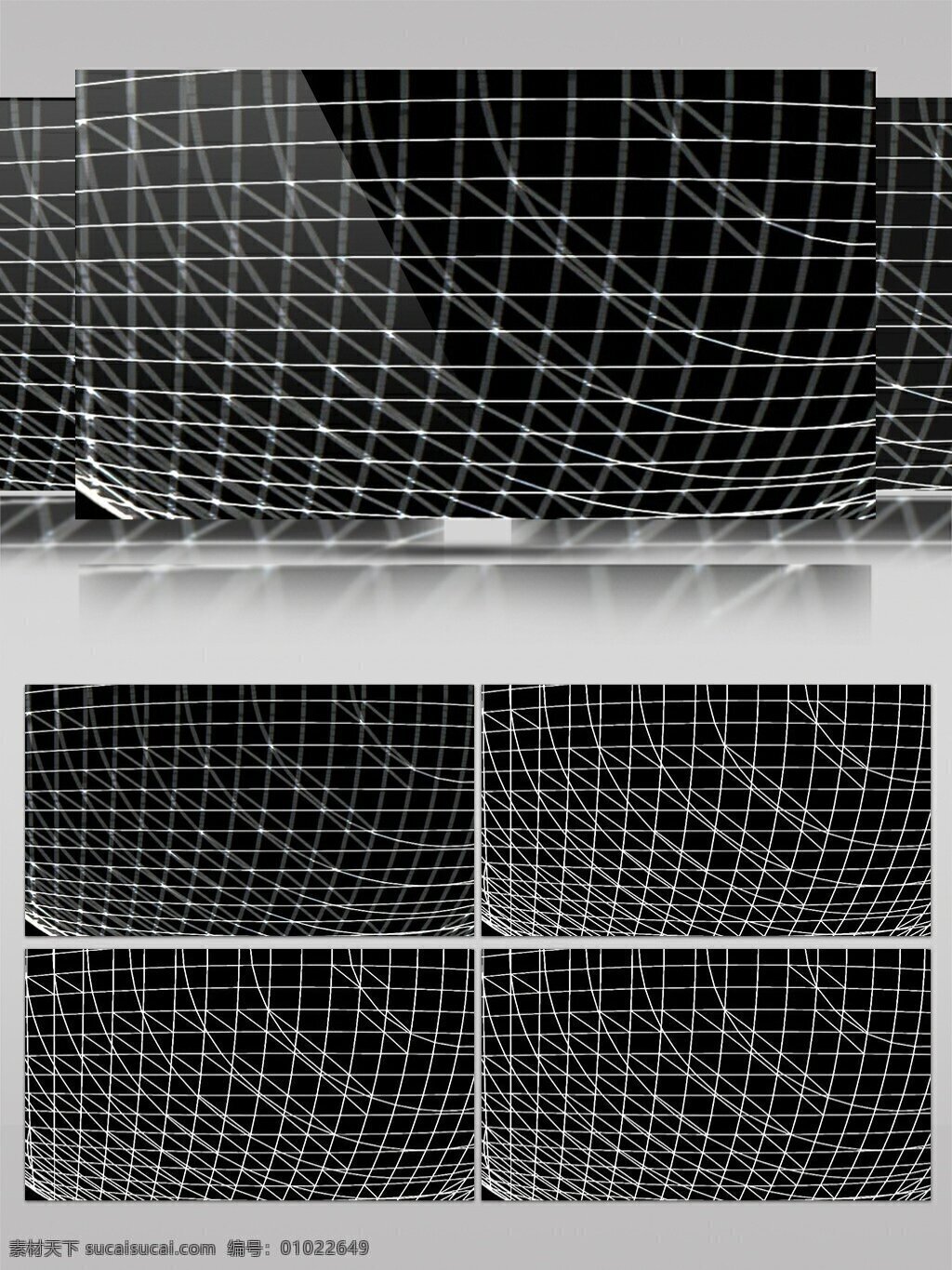 简单 纤细 黑白 网状 线条 高清 视频 动态视频素材 高清视频素材 视频素材