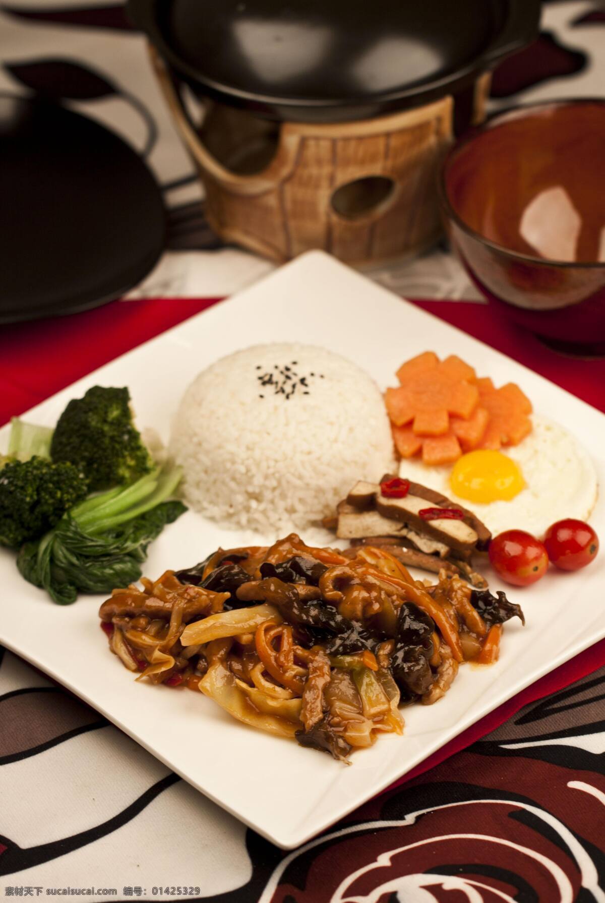 餐饮 餐饮美食 传统美食 快餐 美味 食品 套餐 鱼香肉丝饭 鱼香肉丝套餐 方便美食 饮食 套餐系列 psd源文件 餐饮素材